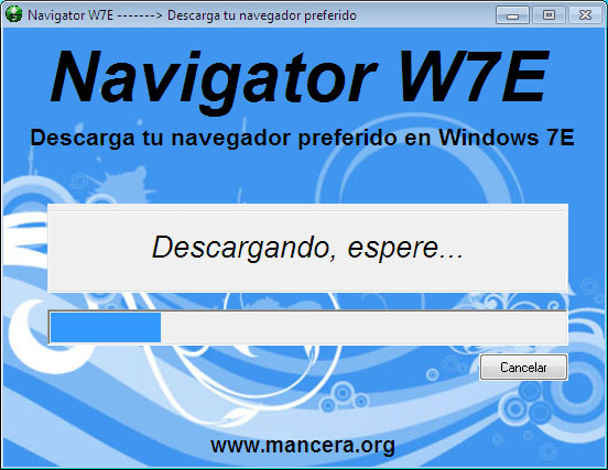 Segunda pantalla Navigator W7E