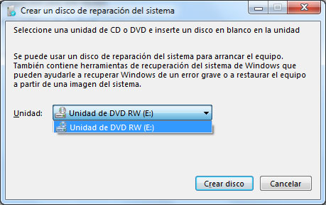 Recovery Windows 7